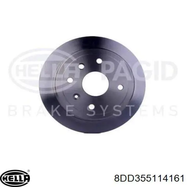 8DD355114161 HELLA диск гальмівний задній