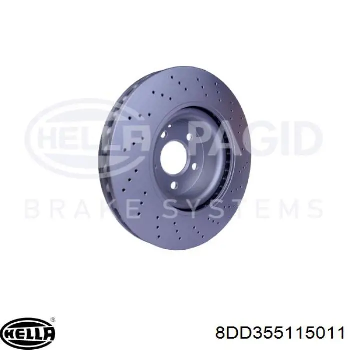Купити 8DD355115011 HELLA Ротор гальмівний