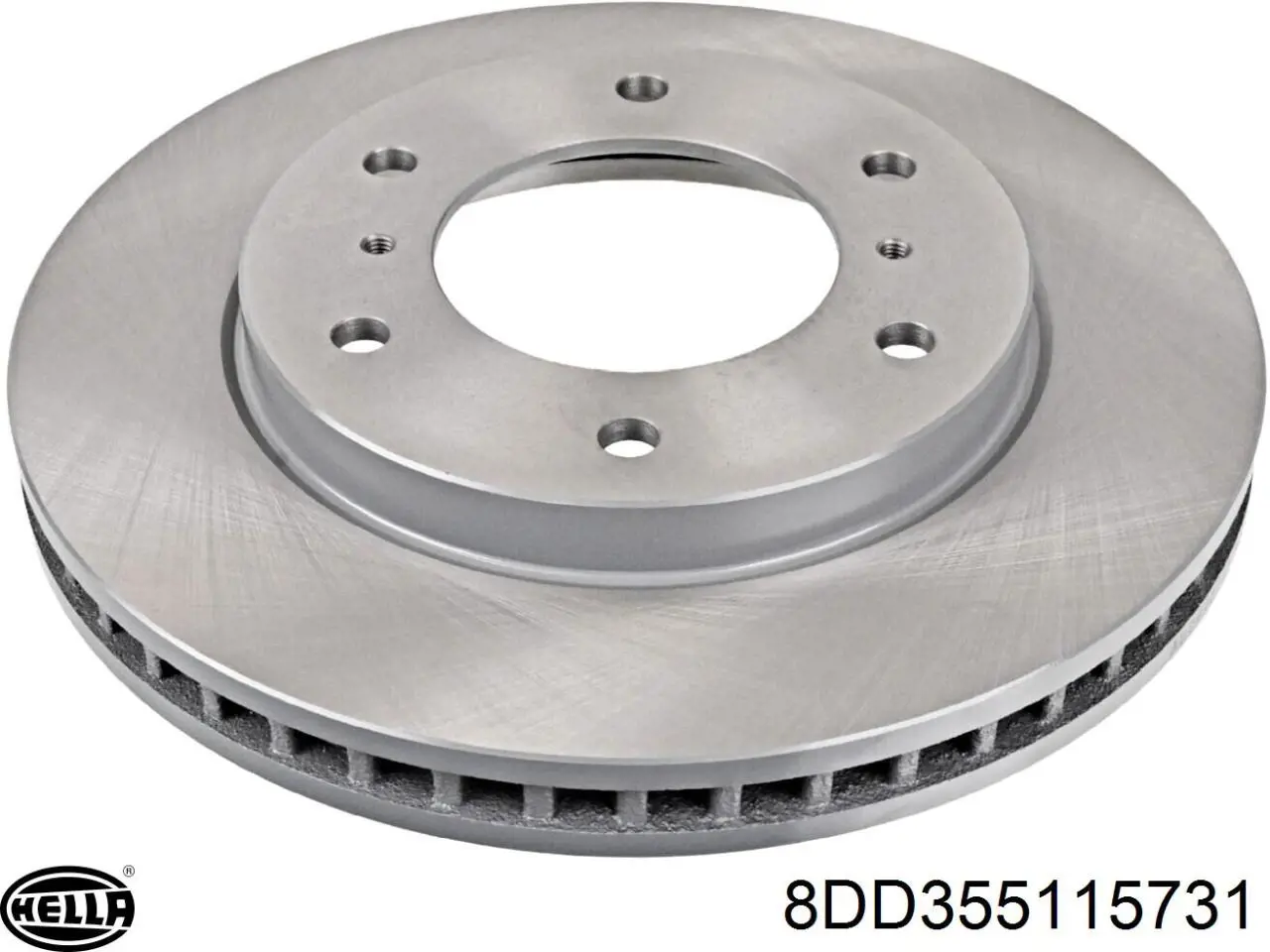 Диск переднього гальма HELLA 8DD355115731 ціна, від 34.16 USD