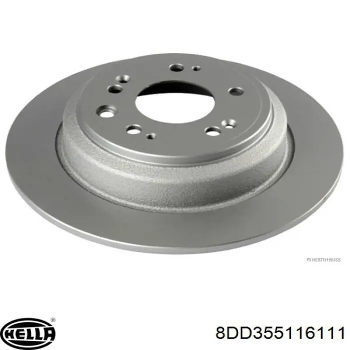 Гальмівні диски 8DD355116111 HELLA