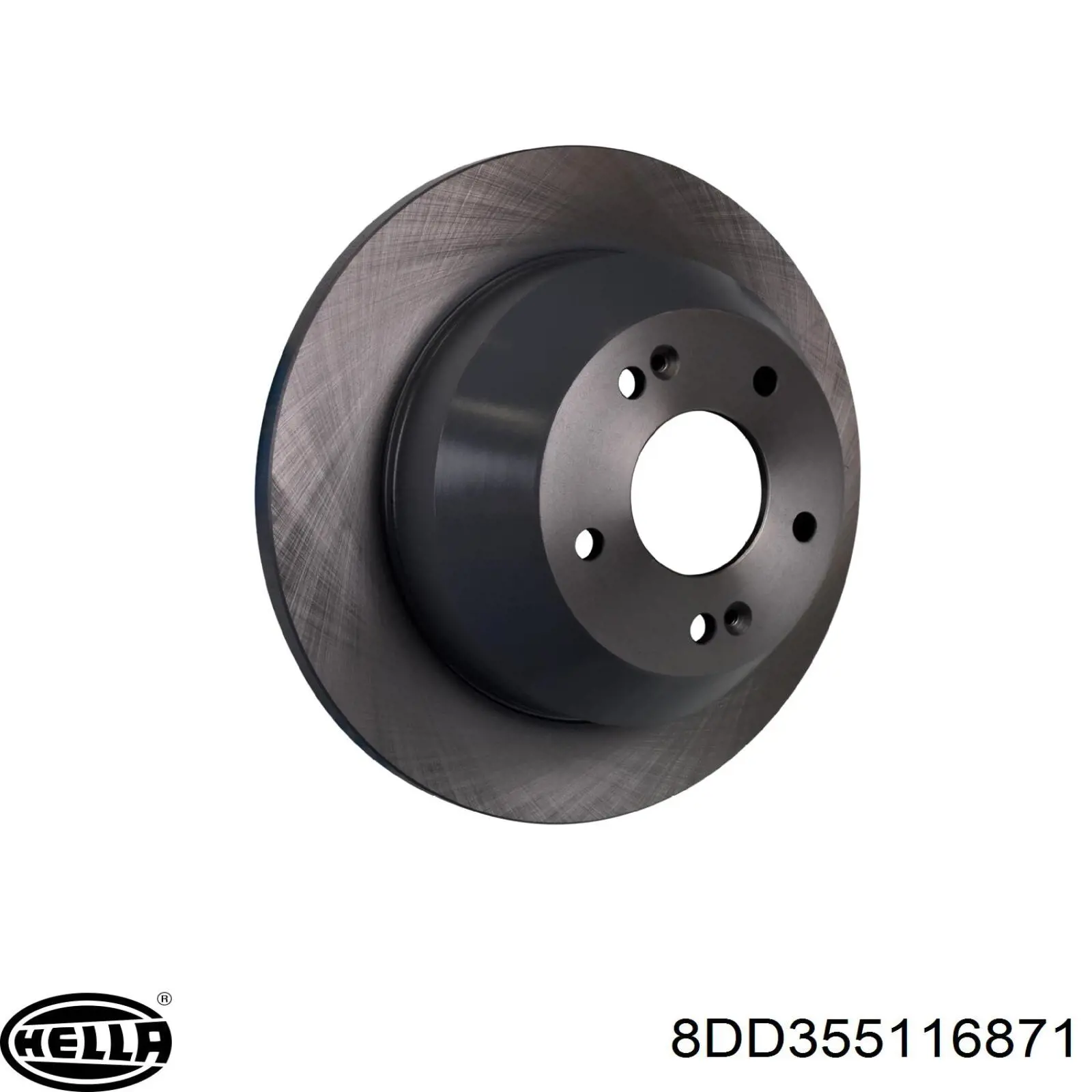 Купити 8DD355116871 HELLA Диск заднього гальма