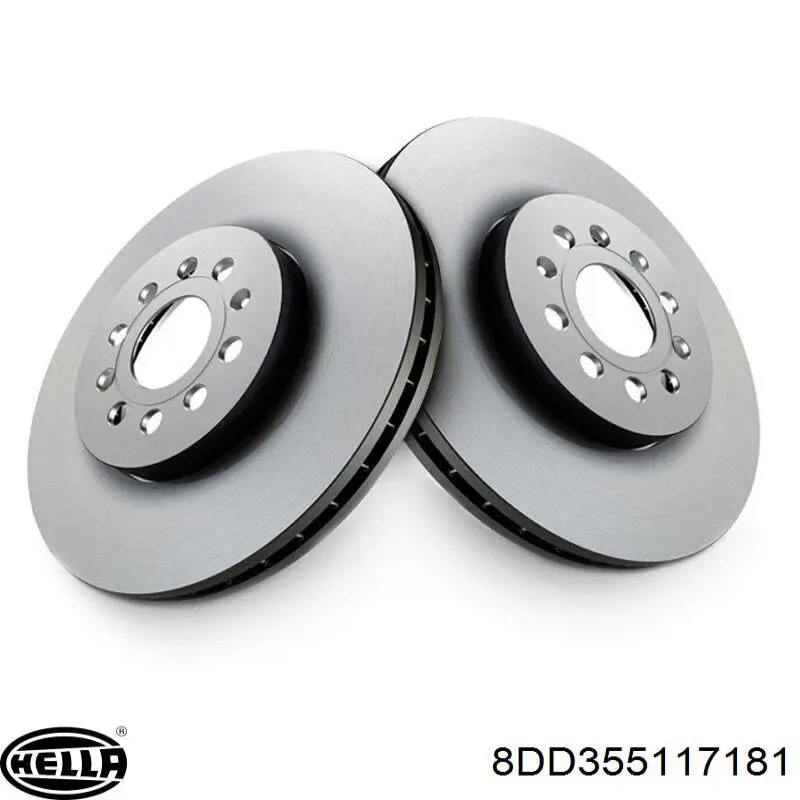 8DD355117181 HELLA Гальмо дискове переднє