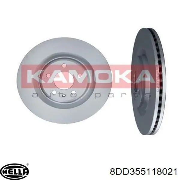 Гальмівні диски 8DD355118021 HELLA