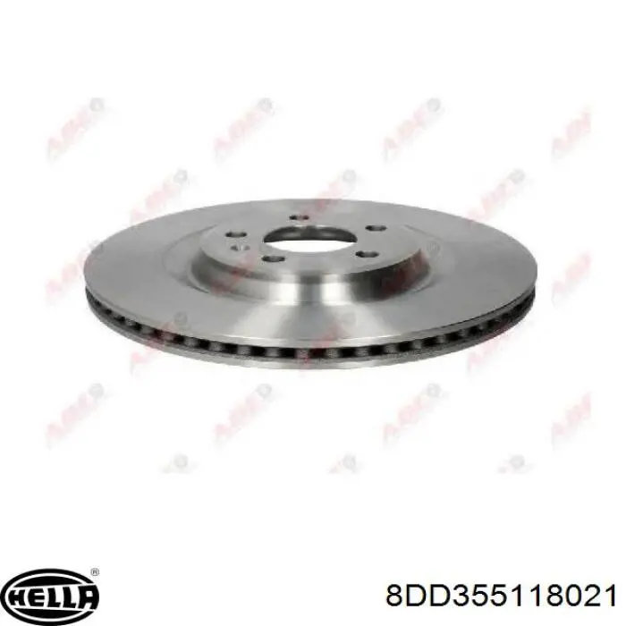 Задні дискові гальма HELLA 8DD355118021 ціна, від 67.51 USD