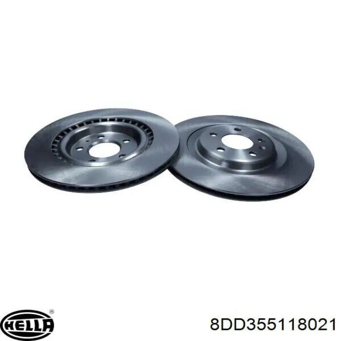 Купити 8DD355118021 HELLA Диск заднього гальма