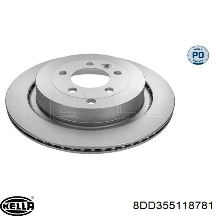 Гальмівні диски 8DD355118781 HELLA