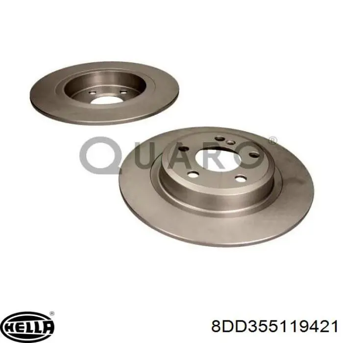 Гальмівні диски ADU174364 Blue Print