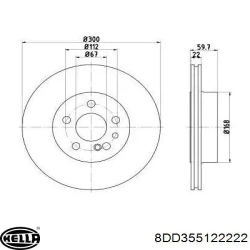 Купити A140423091264 Mercedes Диск заднього гальма