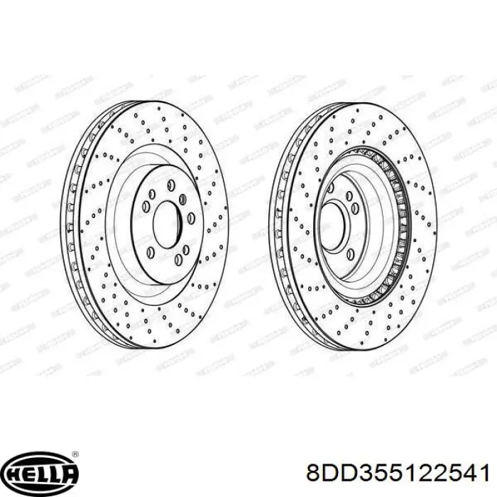 400368554 Zimmermann Гальмо дискове переднє
