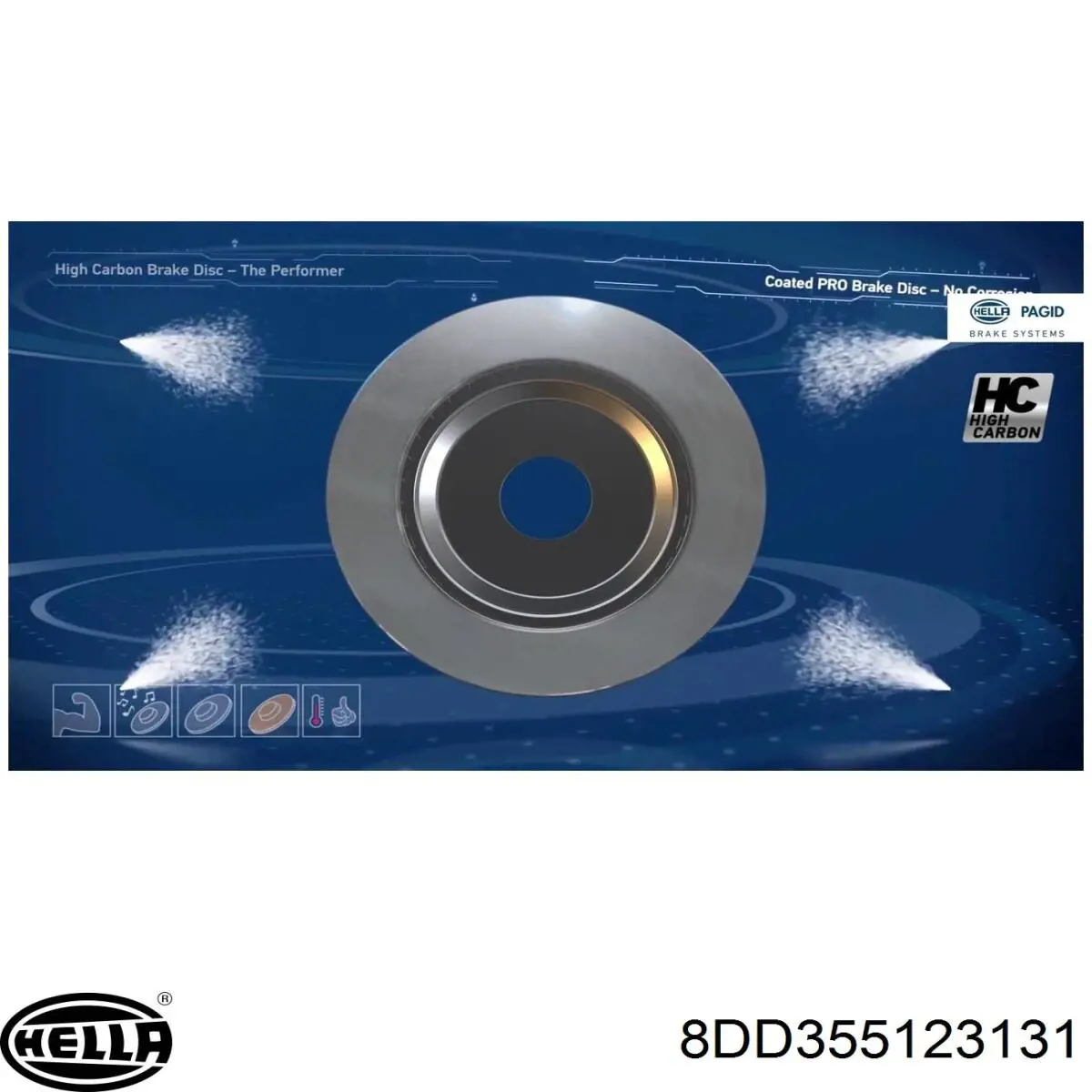 BDS1269 Jurid/Bendix Гальмо дискове переднє