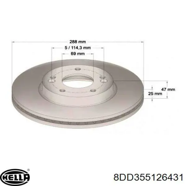 Гальмівні диски передні DDF2928C Ferodo