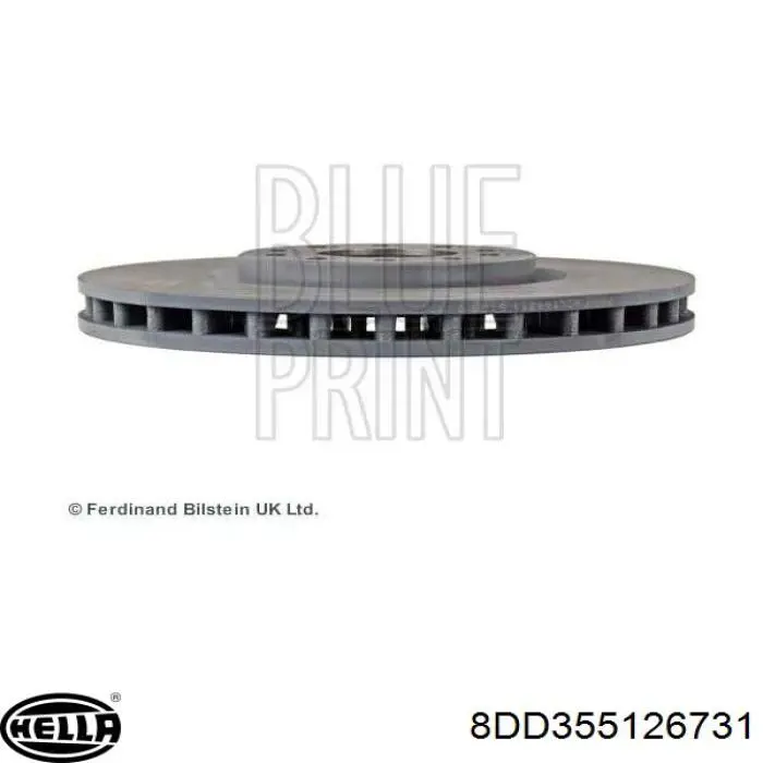 Купити 8DD355126731 HELLA Ротор гальмівний