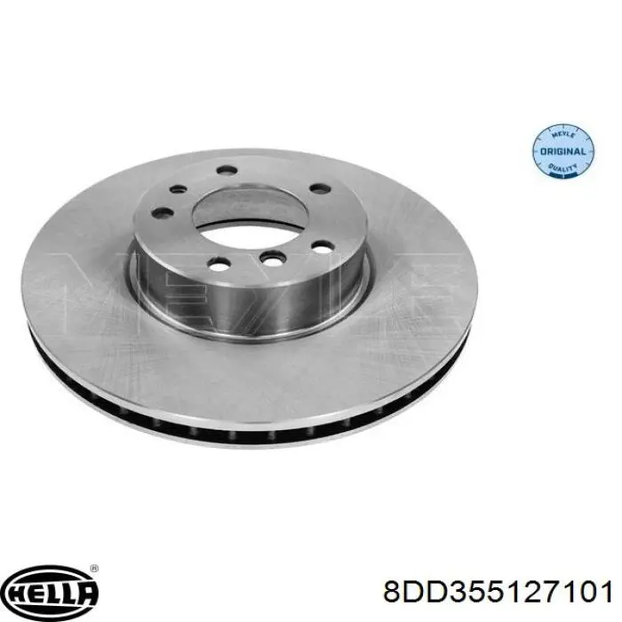 Гальмівні диски передні 8DD355127101 HELLA