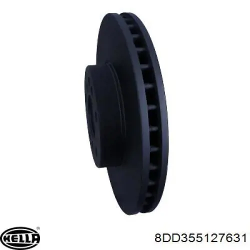 Гальмівні диски передні 8DD355127631 HELLA