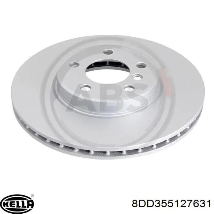 8DD355127631 HELLA Гальмо дискове переднє