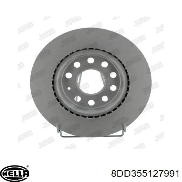 Гальмівні диски передні 8DD355127991 HELLA