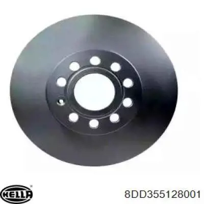 Гальмівні диски передні 8DD355128001 HELLA