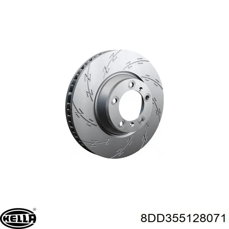 Купити 8DD355128071 HELLA Ротор гальмівний