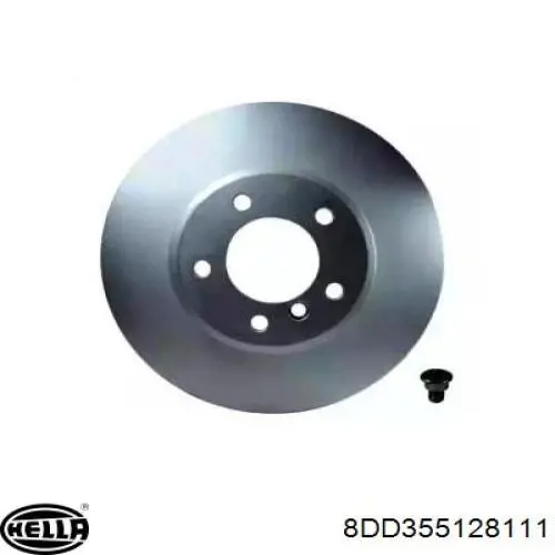 8DD355128111 HELLA диск гальмівний передній