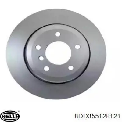 Задні дискові гальма HELLA 8DD355128121 ціна, від 61.66 USD