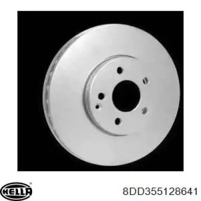Диск переднього гальма HELLA 8DD355128641 ціна, від 76.91 USD