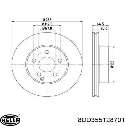 Купити QD4369HC Quaro Ротор гальмівний