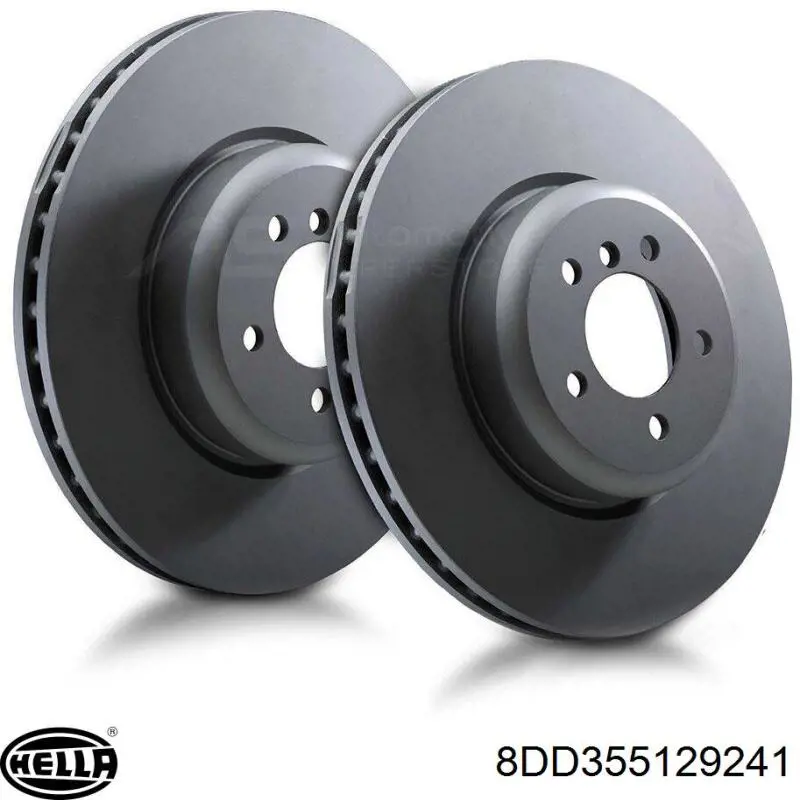 8DD355129241 HELLA Гальмо дискове переднє