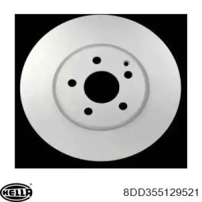 Диск переднього гальма HELLA 8DD355129521 ціна, від 79.19 USD