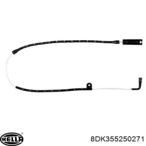 Сигналізатор знос гальмівних колодок HELLA 8DK355250271 ціна, від 6.82 USD