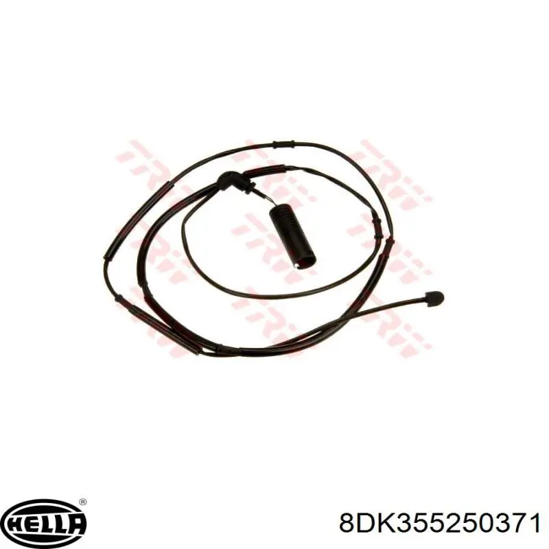 Датчик зносу гальмівних колодок, задній HELLA 8DK355250371 ціна, від 9.00 USD