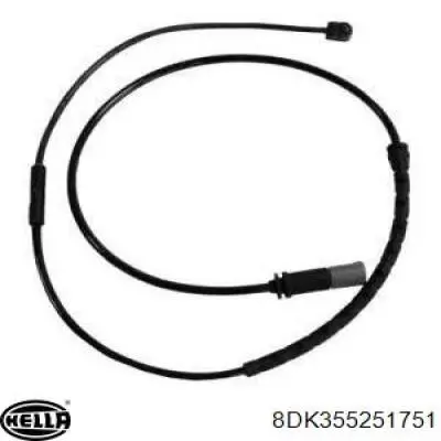 Датчик зносу гальмівних колодок, задній HELLA 8DK355251751 ціна, від 11.40 USD