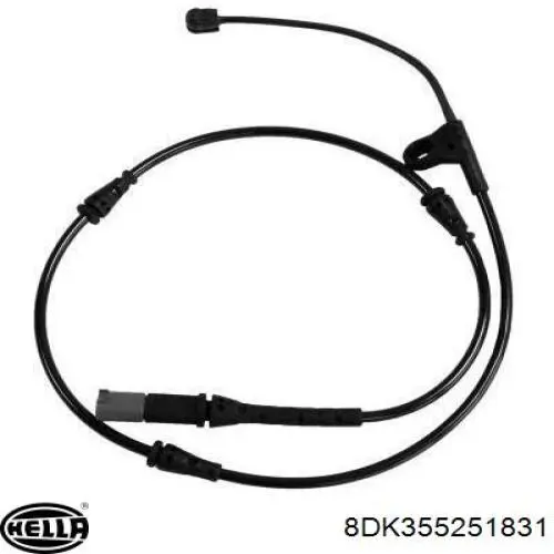 Купити 8DK355251831 HELLA Датчик зносу гальмівних колодок