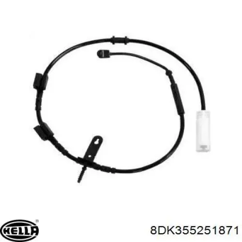 Датчик зносу колодок HELLA 8DK355251871 ціна, від 11.27 USD