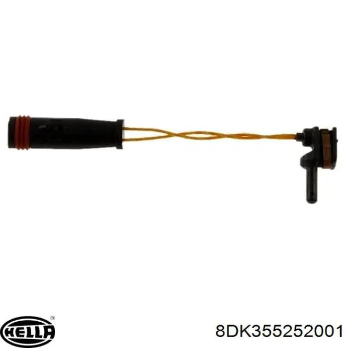 Датчик зносу гальмівних колодок, задній HELLA 8DK355252001 ціна, від 3.63 USD