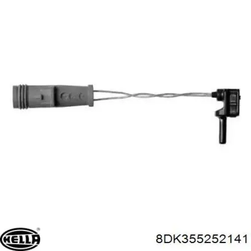 Датчик зносу колодок HELLA 8DK355252141 ціна, від 4.27 USD