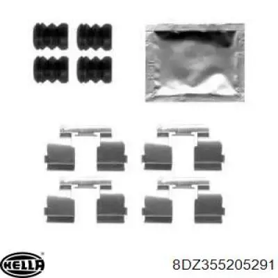 Купити 410278957R Renault (RVI) Комплект пружинок кріплення дискових колодок, передніх