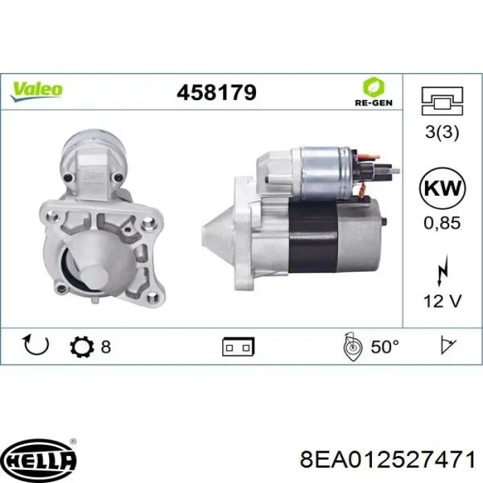 Купити 460439 VALEO Стартер