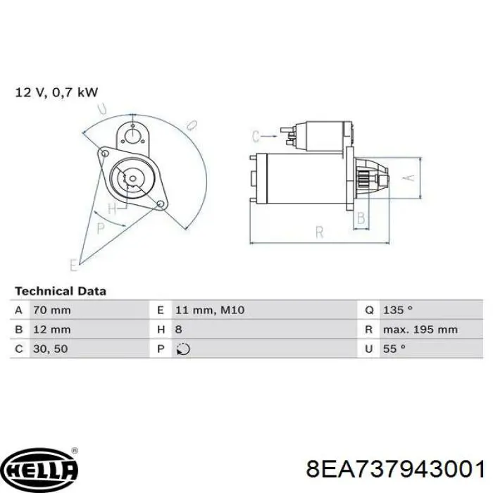 Стартер Casco CST45102AS ціна, від 74.58 USD