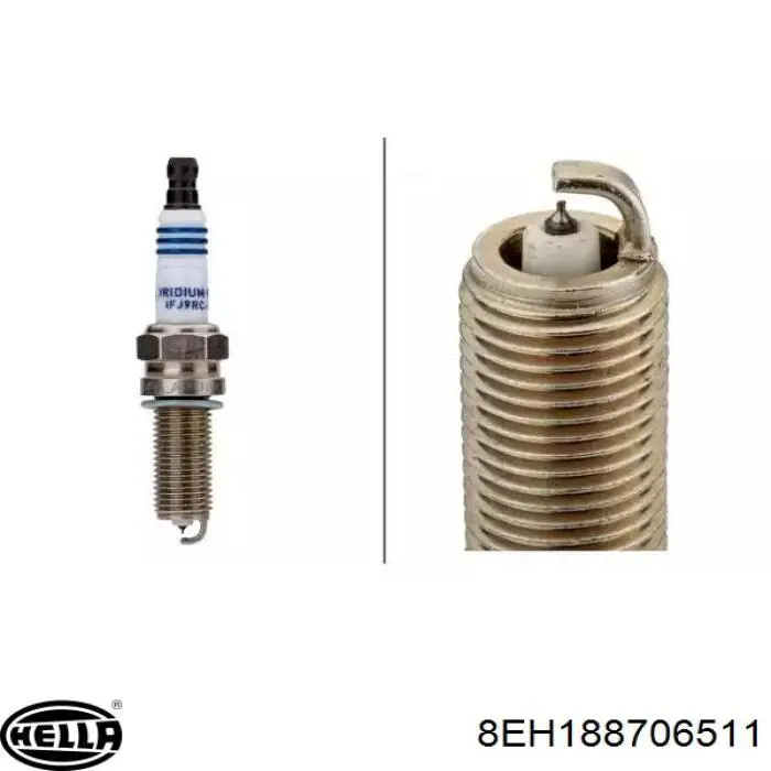 Купити 8EH188706511 HELLA Свічка запалювання