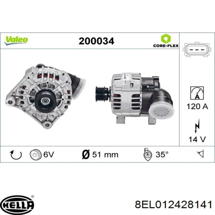 Генератор BMW 7501597 ціна, від 176.94 USD
