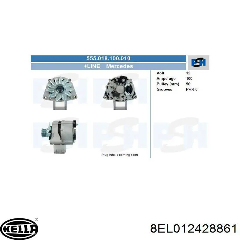 A006154650280 Mercedes Авто генератор