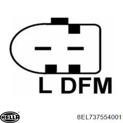 8EL737554001 HELLA Авто генератор