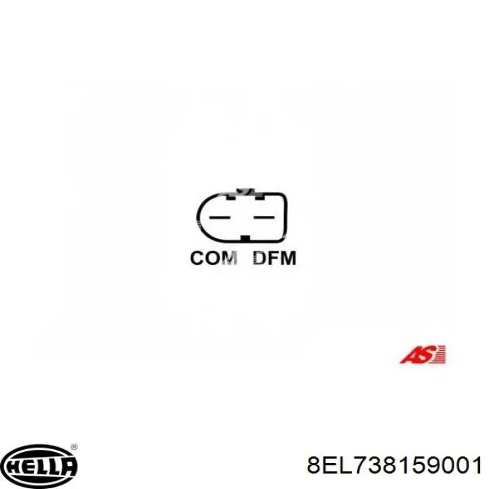 8EL738159001 HELLA Авто генератор