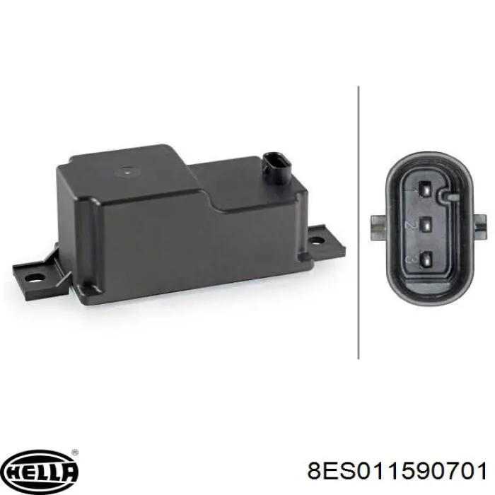 Купити 8ES011590701 HELLA Перетворювач напруги