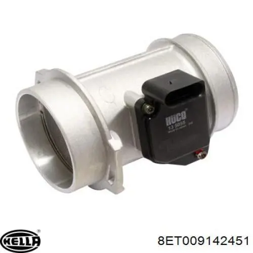Датчик масової витрати повітря HELLA 8ET009142451 ціна, від 58.11 USD