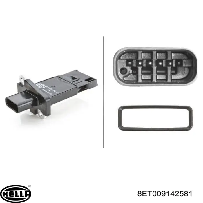 Витратомір повітря HELLA 8ET009142581