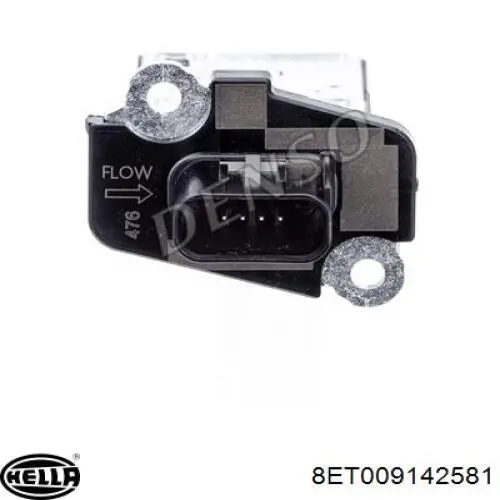 Датчик масової витрати повітря HELLA 8ET009142581 ціна, від 35.97 USD