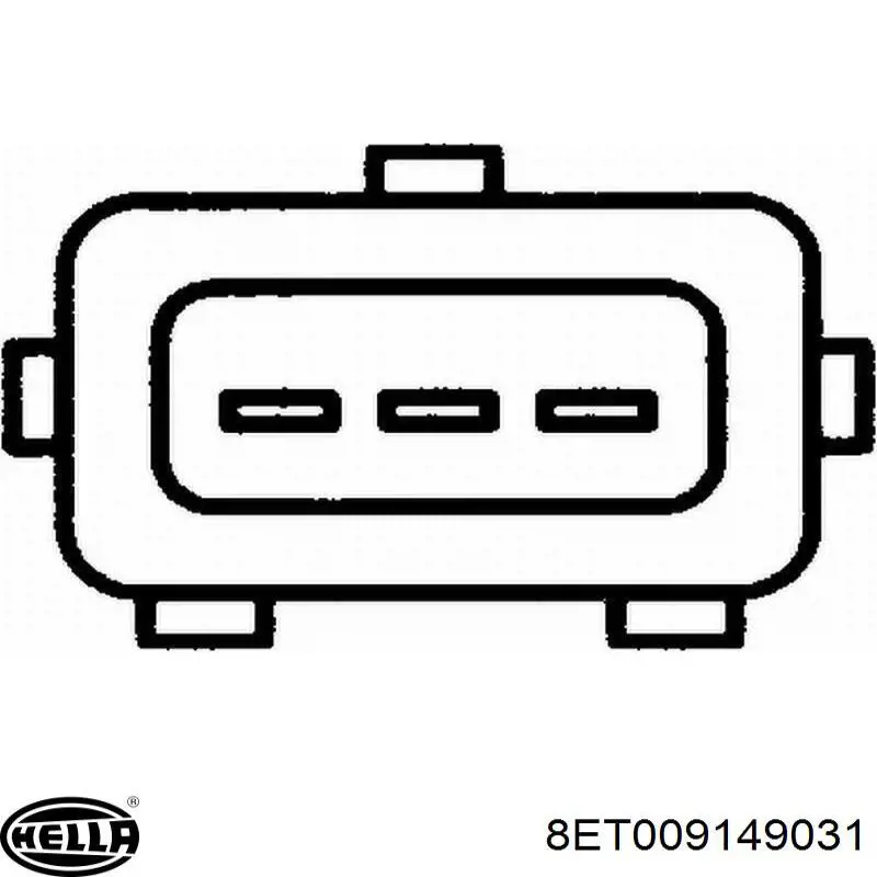 Витратомір повітря HELLA 8ET009149031