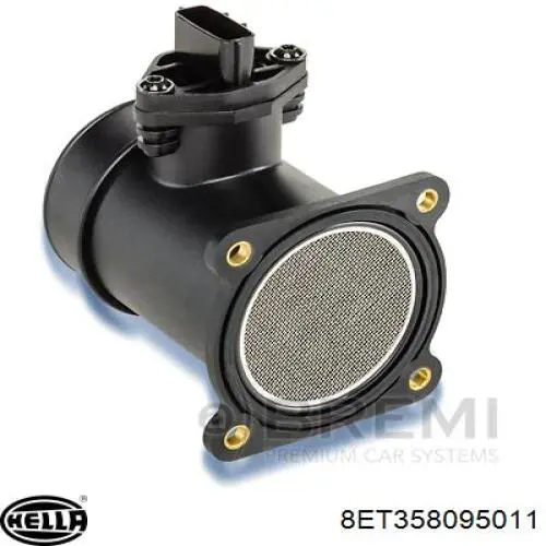 Датчик масової витрати повітря HELLA 8ET358095011 ціна, від 56.34 USD