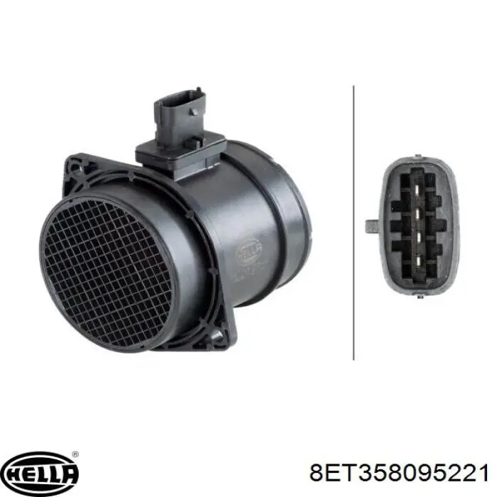 Купити 8ET358095221 HELLA Повітромір
